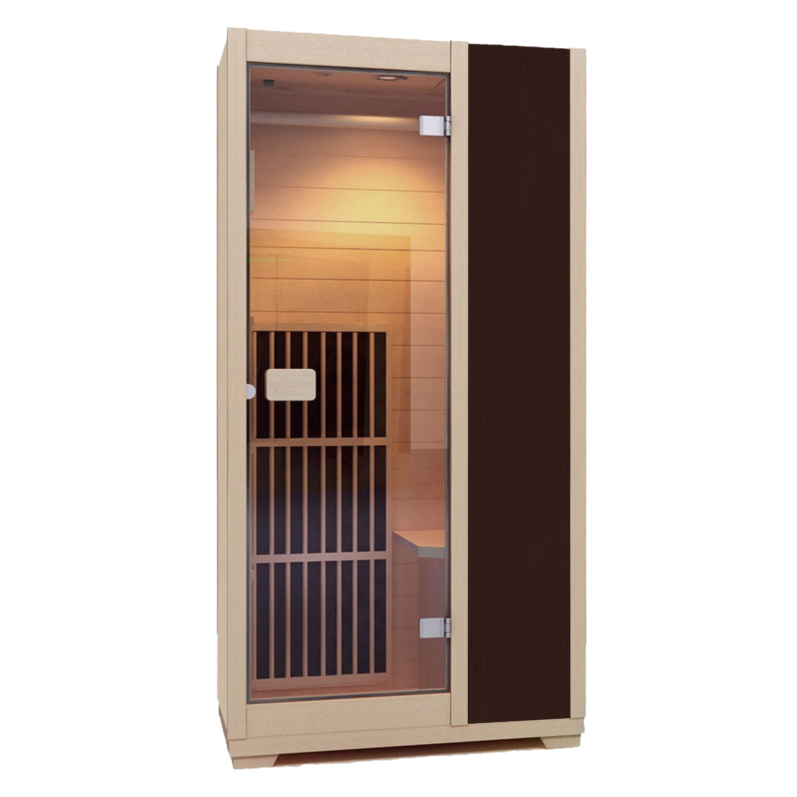 Zen Ferninfrarot-Sauna für 1 Person - Braun