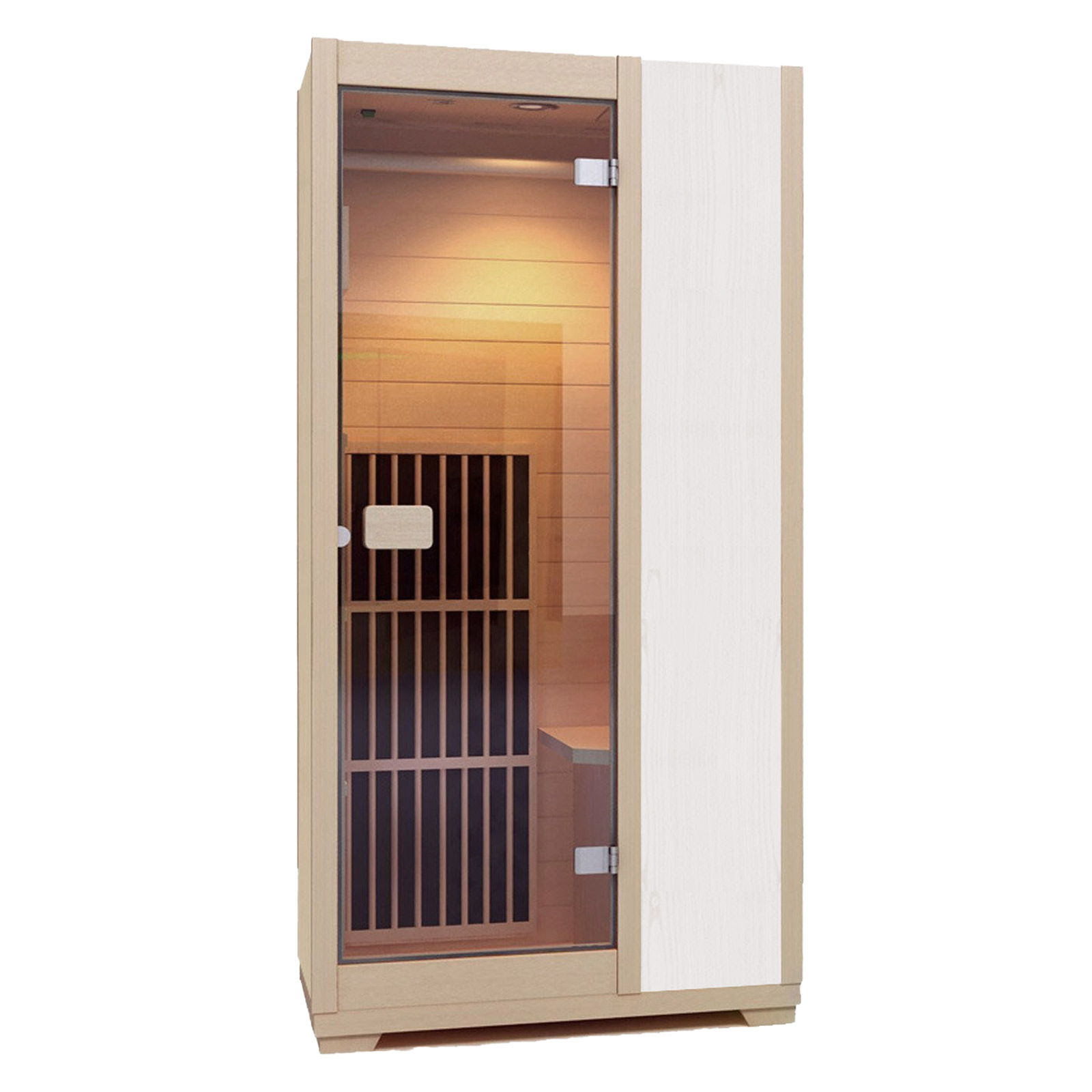 Image of Sauna dalekiej podczerwieni Zen dla 1 osoby - biała