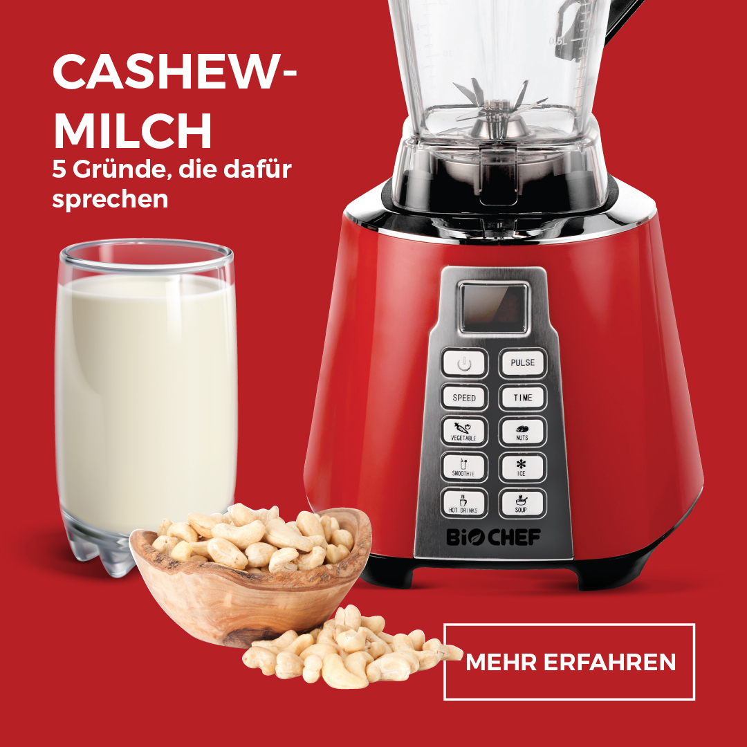 Cashew-Milch | 5 Gründe, die dafür sprechen