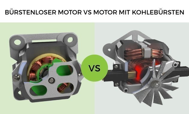 Bürstenloser Motor vs Motor mit Kohlebürsten